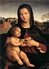 Raphael Madonna and Child with Book painting